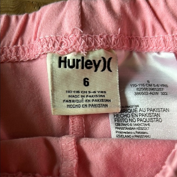 Hurley Pink Ankle-Length Leggings - Picture 2 of 4